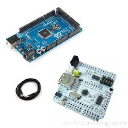 Arduino Mega 2560 Board and Adk Shield for Android Arduino Compatible